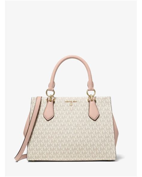 michael kors marilyn satchel pink